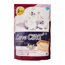 Love Cat Tofu Cat Litter Soybean 6L, LC-Soybean, cat Tofu, Love Cat, cat Litter, catsmart, Litter, Tofu